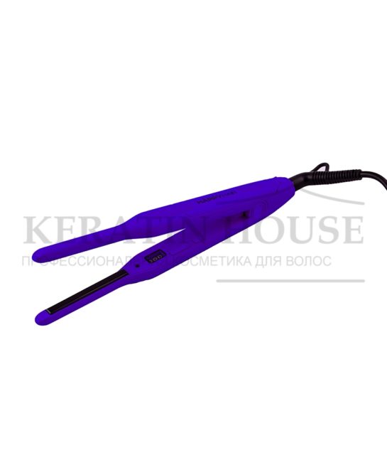 Утюжок для челки титановые пластины Happy Hair Фиолетовый