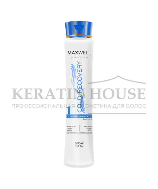 Шампунь для бережной очистки MAXWELL Cold Recovery Shampoo 500 ml