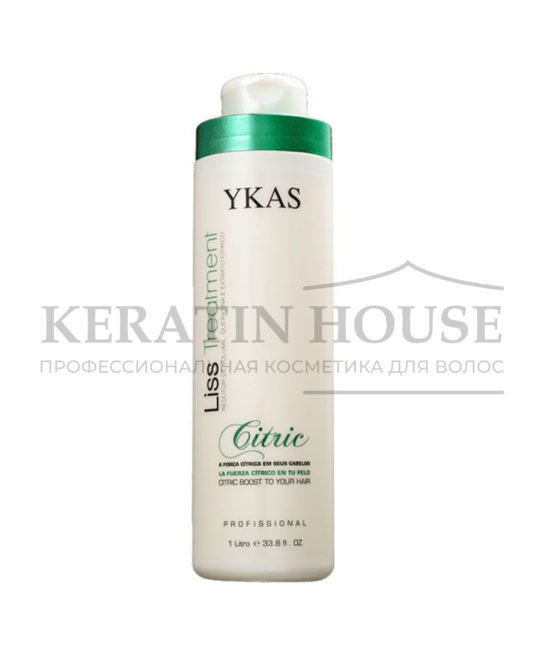 Ykas Citric кератин для всех типов волос, 1000 мл.
