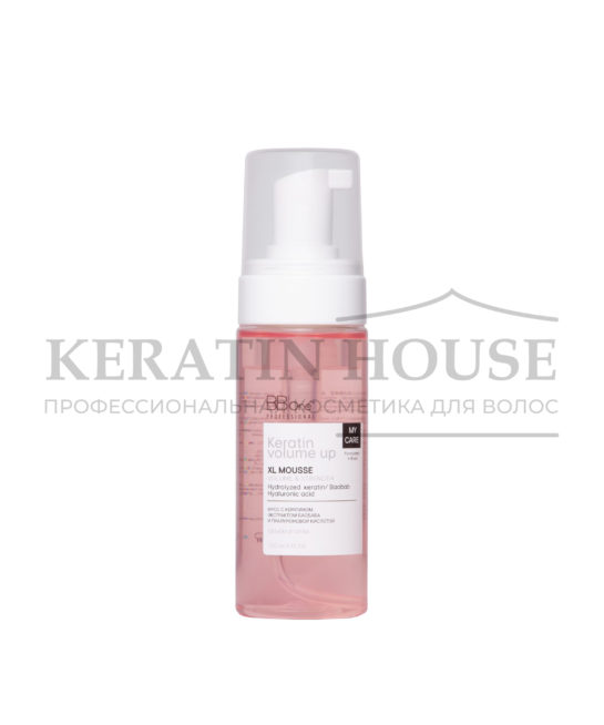 BB ONE KERATIN VOLUME UP XL MOUSSE VOLUME & STRENGTH, мусс 250 мл