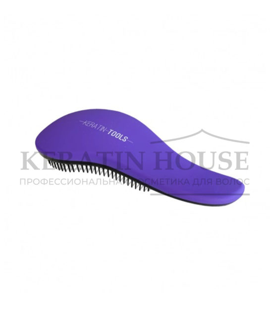 Keratin Tools Brush расческа, матовая фиолетовая