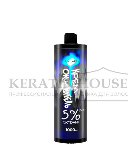 HAIR SEKTA Крем-Окислитель (Oxydant) 5% (17 vol.) «НЕ ОТВАЛЯТСЯ», 1000 мл.