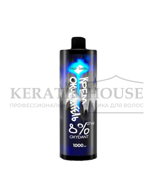 HAIR SEKTA Крем-Окислитель (Oxydant) 8% (17 vol.) «НЕ ОТВАЛЯТСЯ», 1000 мл.