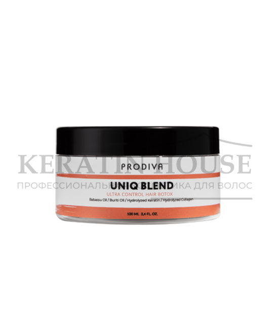 PRODIVA UNIQ BLEND Питательная маска-реконструктор для разглаживания волос, 500 мл.