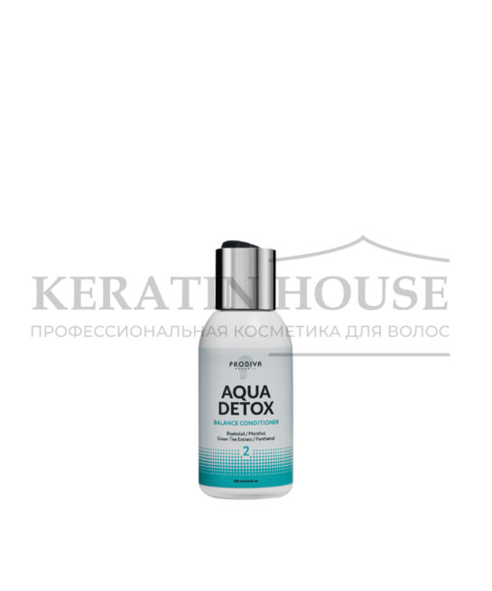 Prodiva Aqua Detox Смягчающий детокс-кондиционер для волос и кожи головы, 100 мл.