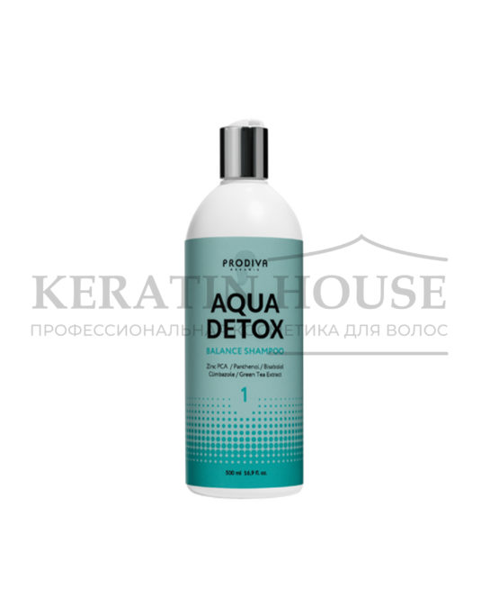 Prodiva Aqua Detox Деликатный детокс-шампунь, 500 мл.