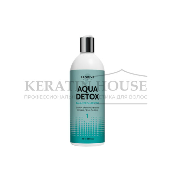 Prodiva Aqua Detox Деликатный детокс-шампунь, 500 мл.